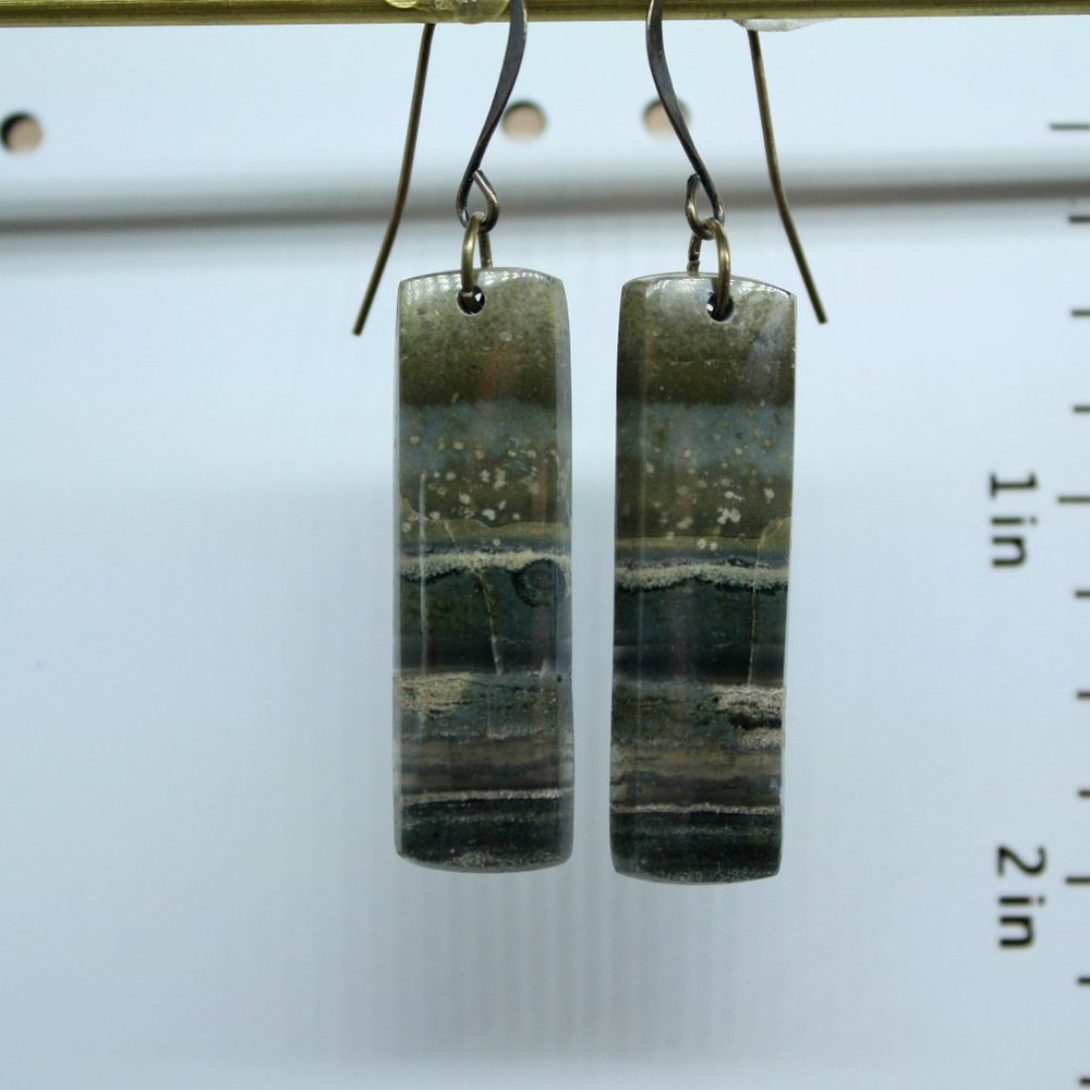 Polychrome Jasper Earrings (Nip!) - image 1